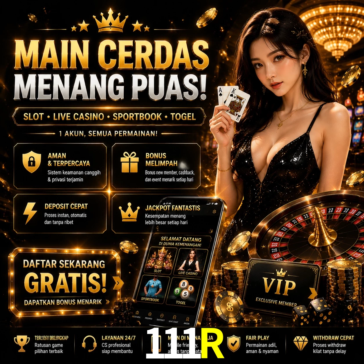 Slots no app 111R mobile